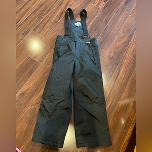 ⭐️EUC - Slalom Black Back-Bib Ski/Snow Pants Youth Small